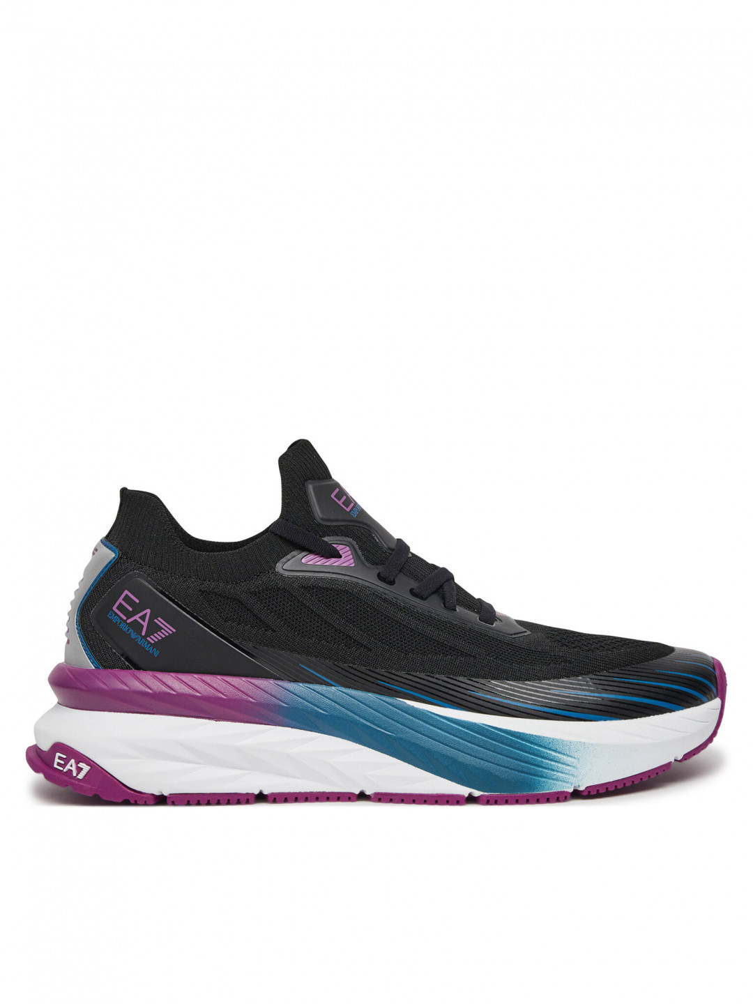 EA7 Emporio Armani Sneakersy X8X176 XK377 T986 Černá